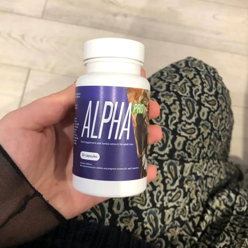 Alpha Pro — Aufnahme der Verpackung