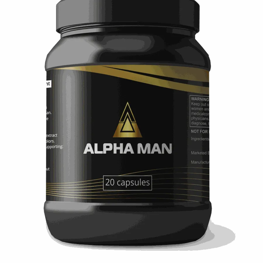 Alpha Man — imagen del frasco o caja