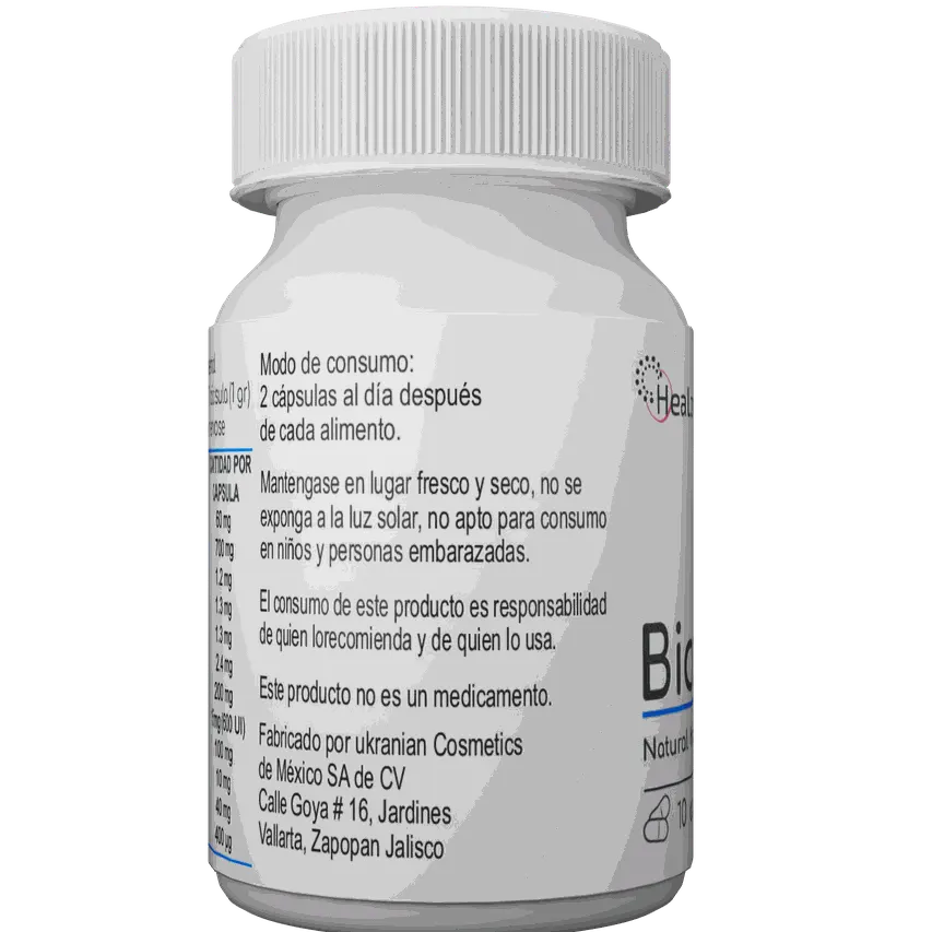 Biozin — fotografía del empaque 3