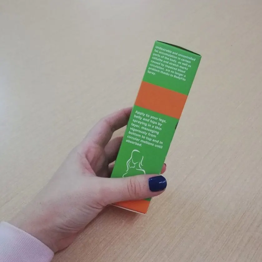BodyFit — Aufnahme der Verpackung 2