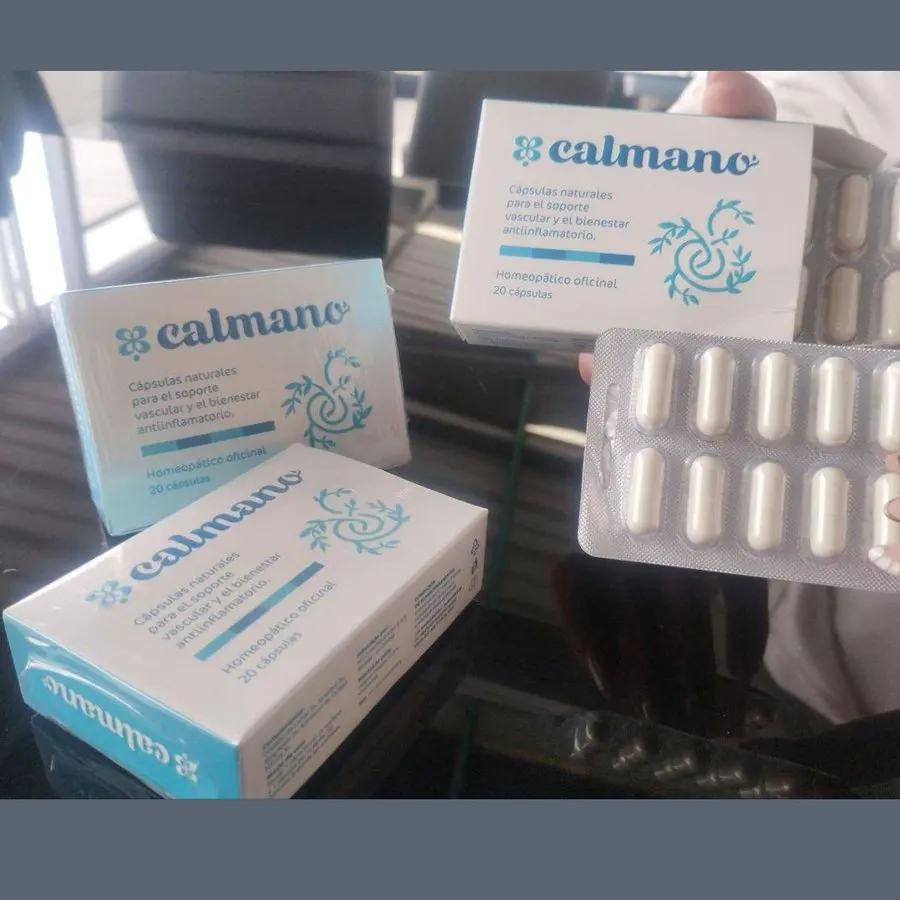 Calmano Cápsulas — imagen del frasco o caja