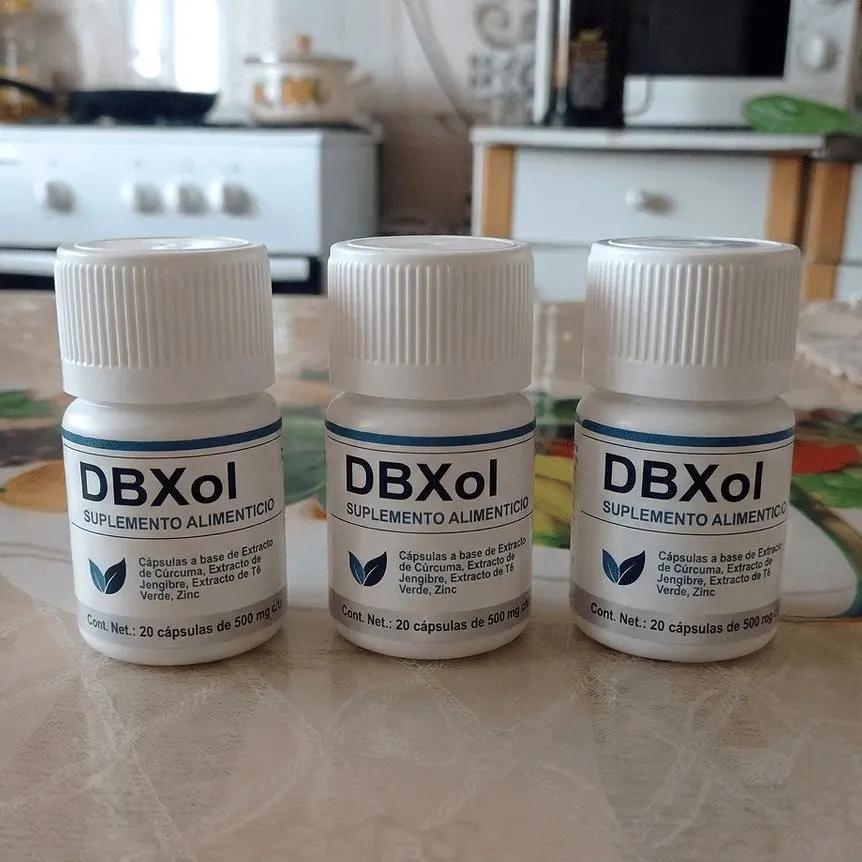 DBXol — fotografía del empaque 2
