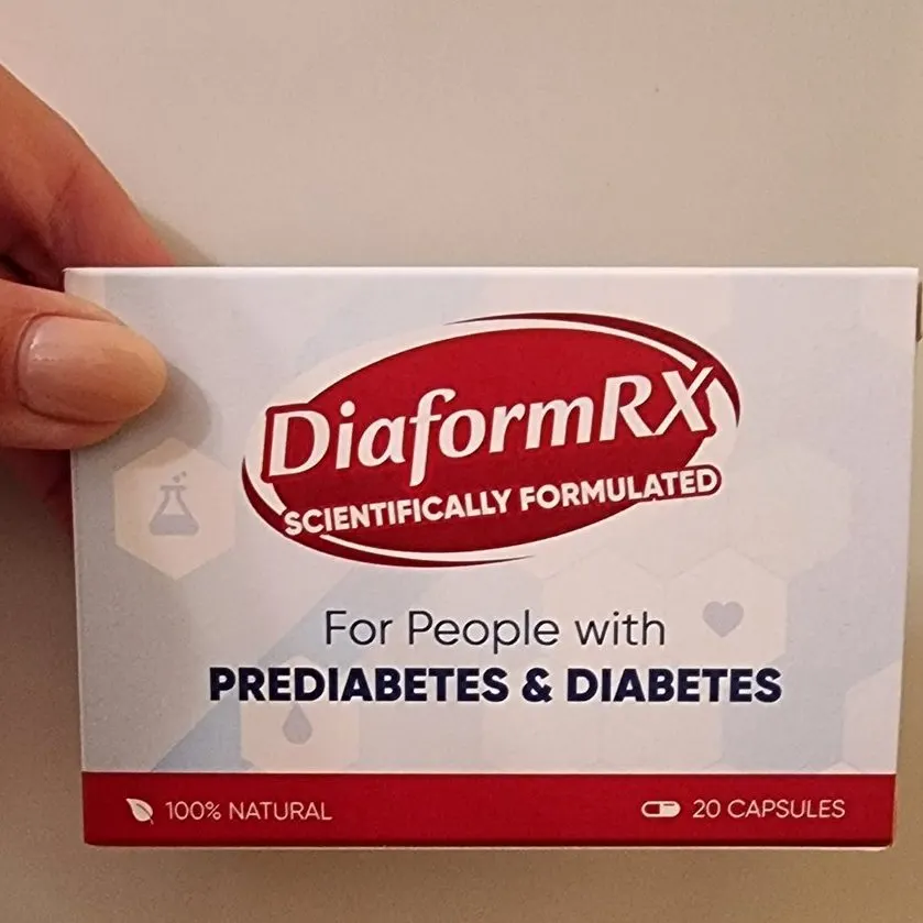 DiaformRX — Aufnahme der Verpackung