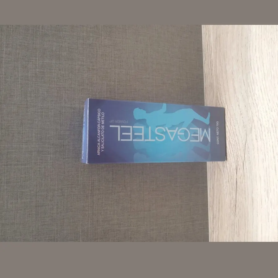 Megasteel — foto del envase
