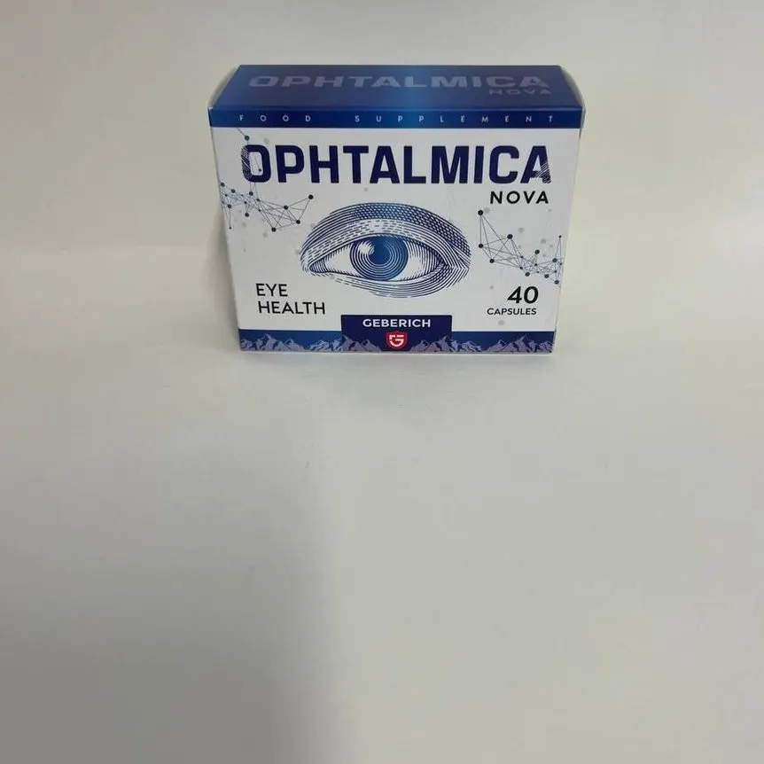 Ophtalmica Nova — Aufnahme der Verpackung
